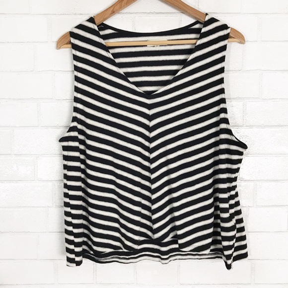 Madewell Tops - Madewell Striped V Neck Tank Top